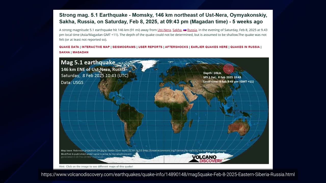 Increased Seismic Activity