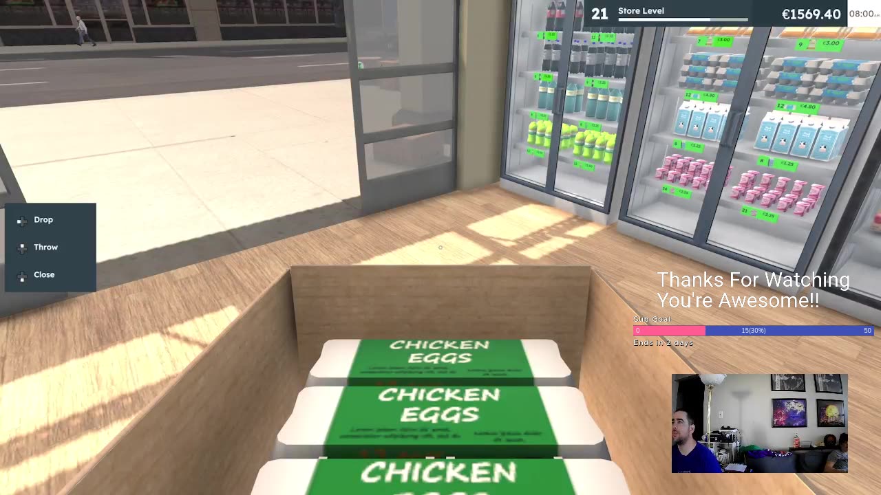 Multi-Stream FB YT Twitch - Supermarket Simulator - WinWithAndrew #businessowner #couplegamers