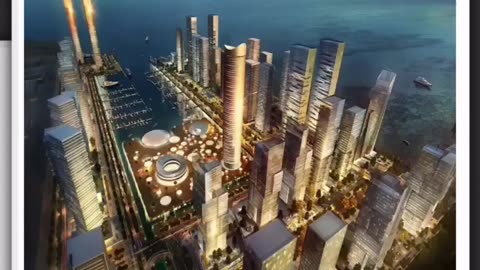 Planned smart cities flooded to make way. Out with the old, in with the new.