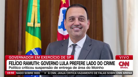 Felício Ramuth: Governo Lula prefere lado do crime