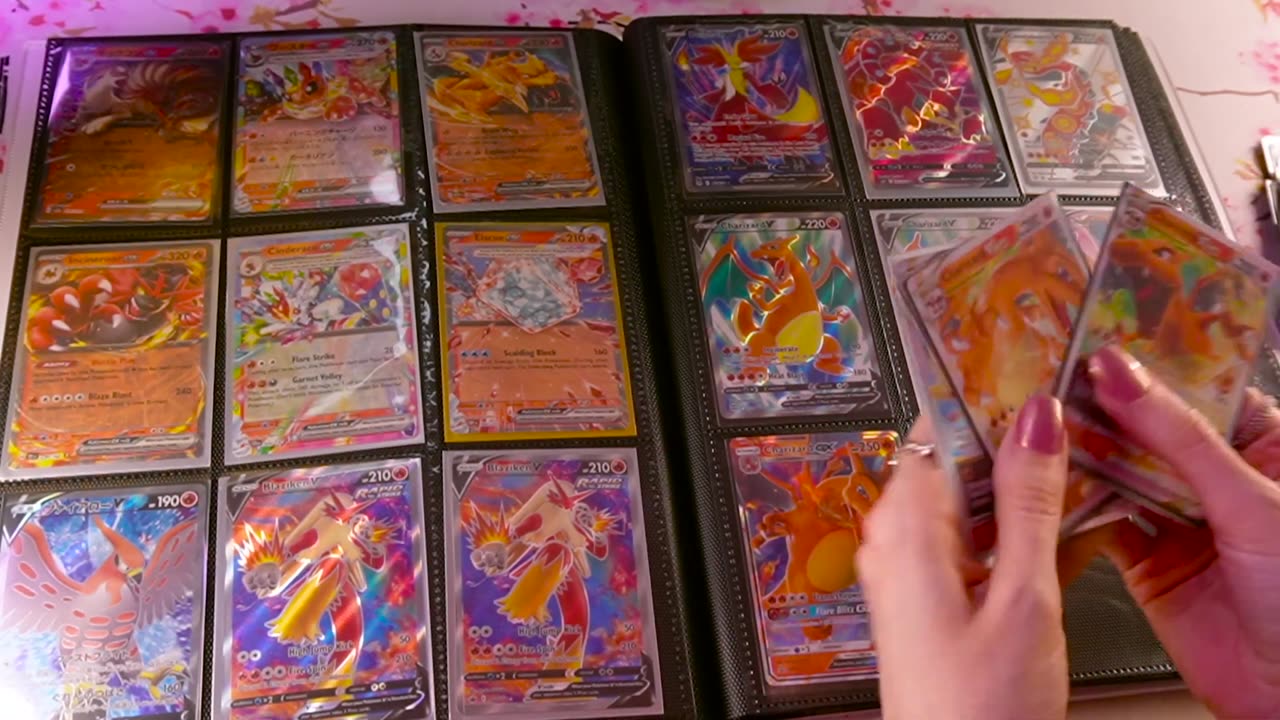 ASMR SPECIAL 104 - Sorting Pokemon Cards Whispered ASMR