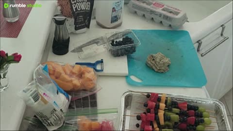 fruit skrewers 🍓 🥝 🍇 🍈 🍉