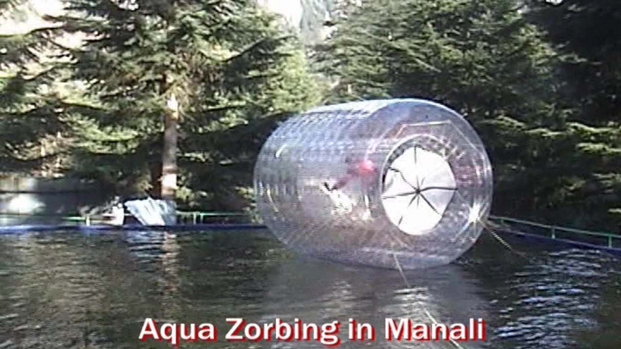 Aqua Zorbing in Manali | Rolling Down the River in a Giant Ball