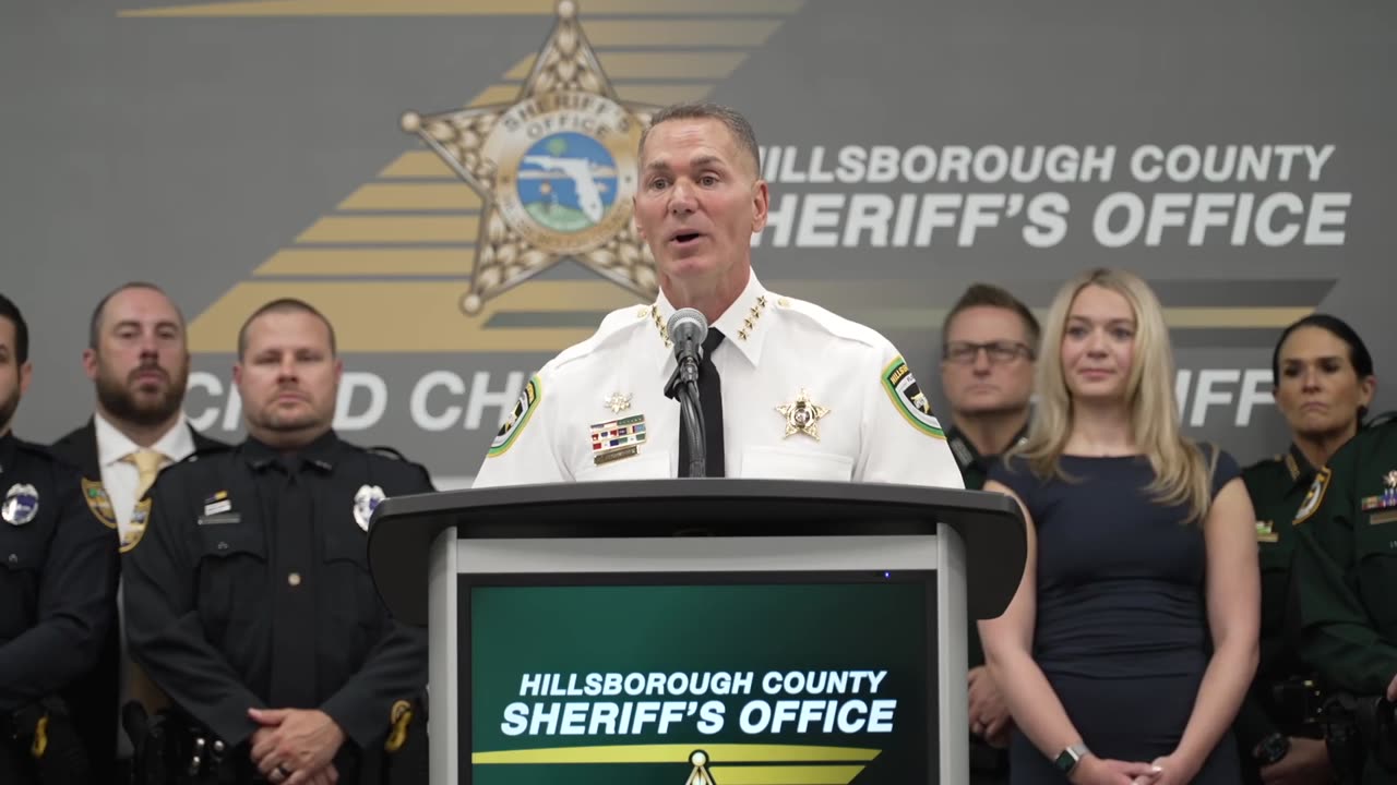Attorney General James Uthmeier joins Sheriff Chronister in Tampa to Announce Arrests of Illegal Alien Theft Ring.
