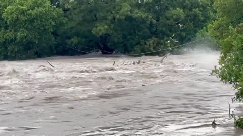 Lampasas River Rises 33 Feet in 4 Hours, Swift Water Rescues Underway in Texas