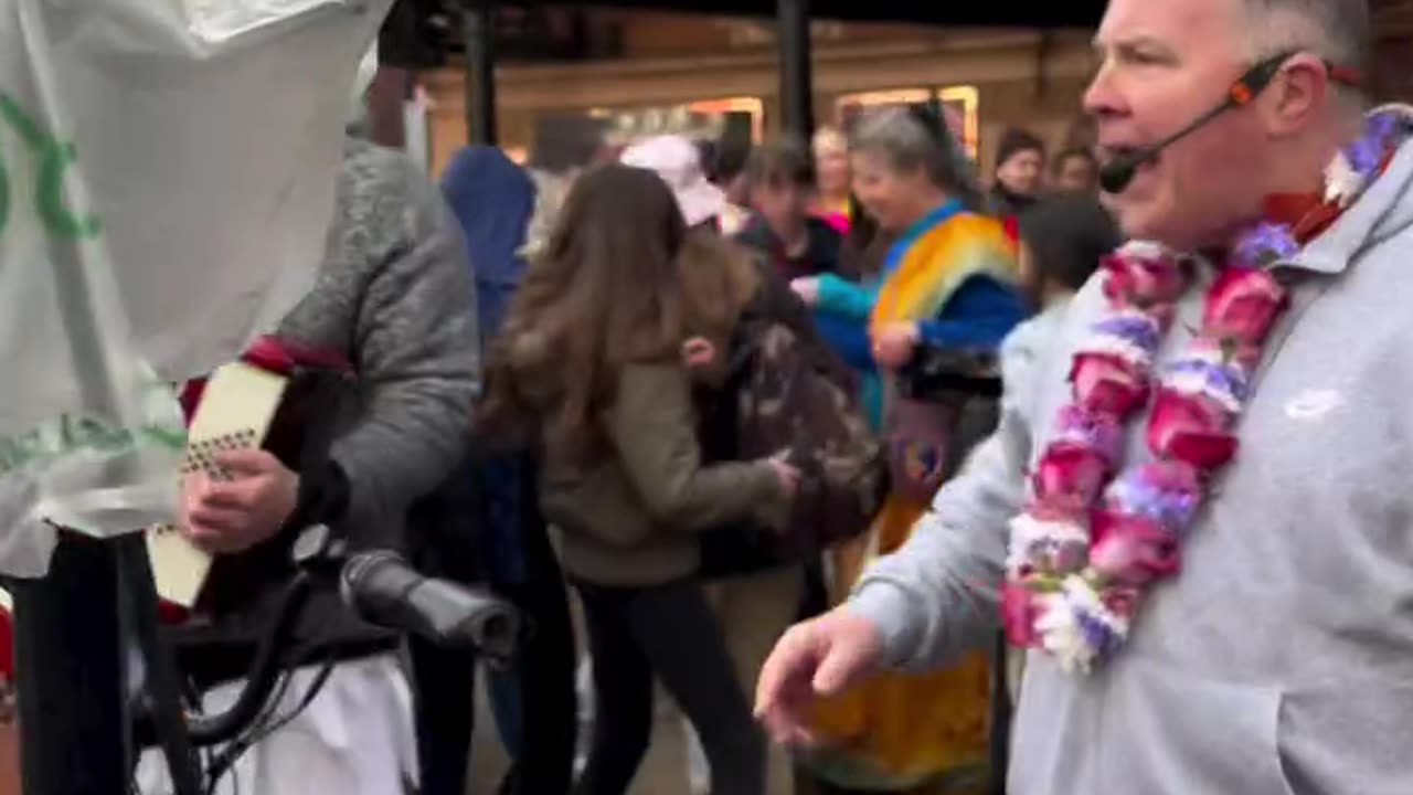 Harinam Sankirtan in London, England March 2025