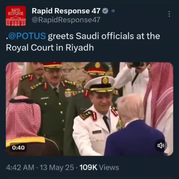 Why are foreign military saluting Donald Trump This is not common. AMAZING