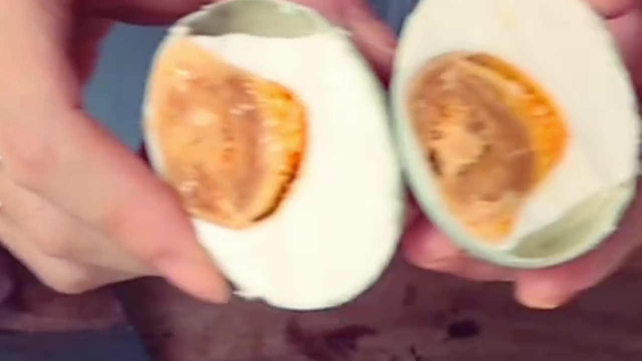 How I eat salted duck eggs in China Best with congee duckeggs