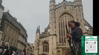 Jazz Nano Street Edition: Busking in Bath, England: 2025 Tour in UK