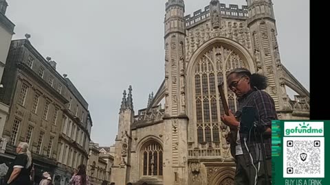 Jazz Nano Street Edition: Busking in Bath, England: 2025 Tour in UK