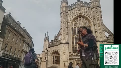 Jazz Nano Street Edition: Busking in Bath, England: 2025 Tour in UK