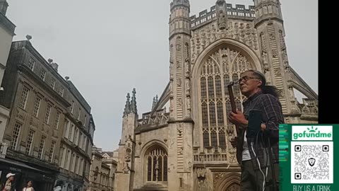 Jazz Nano Street Edition: Busking in Bath, England: 2025 Tour in UK