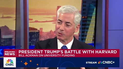 Bill Ackman discusses President Trump's battle with Woke-Marxist Harvard.