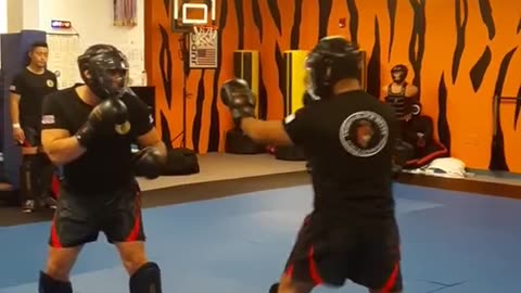 Kickboxing Sparring