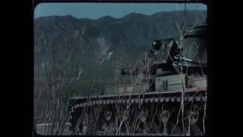Vietnam War tanks - Compilation of genuine color footage