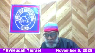 Sabbath with YHWH OUR RIGHTEOUSNESS Chicago [Saturday, November 8, 2025] 10:00 a.m. Central/11:00 a.m. Eastern (Jews and Amalekites are Edomites, descendants of Esau. Jews are not Yisraelites)