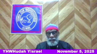 Sabbath with YHWH OUR RIGHTEOUSNESS Chicago [Saturday, November 8, 2025] 10:00 a.m. Central/11:00 a.m. Eastern (Jews and Amalekites are Edomites, descendants of Esau. Jews are not Yisraelites)