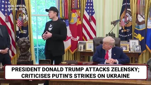 Trump 'HUMILIATES' Zelensky In Front Of Elon Musk; Sends This Message To Putin On Ukraine Strikes