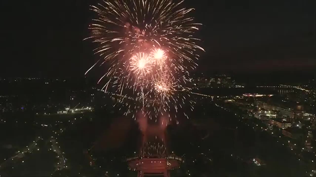 starting the 250th year with fireworks
