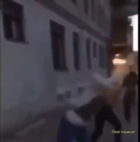 Black man knocking out random White woman.. the usual...