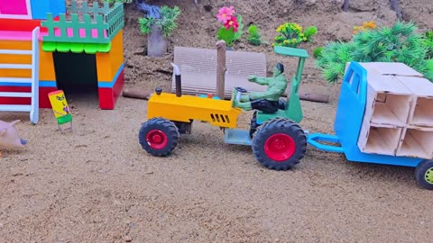 DIY Tractor Building a Mini Construction – Innovative Small-Scale Building Projects