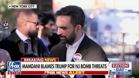 Mamdani BLAMES TRUMP For Bomb Threats Targeting Polling Sites
