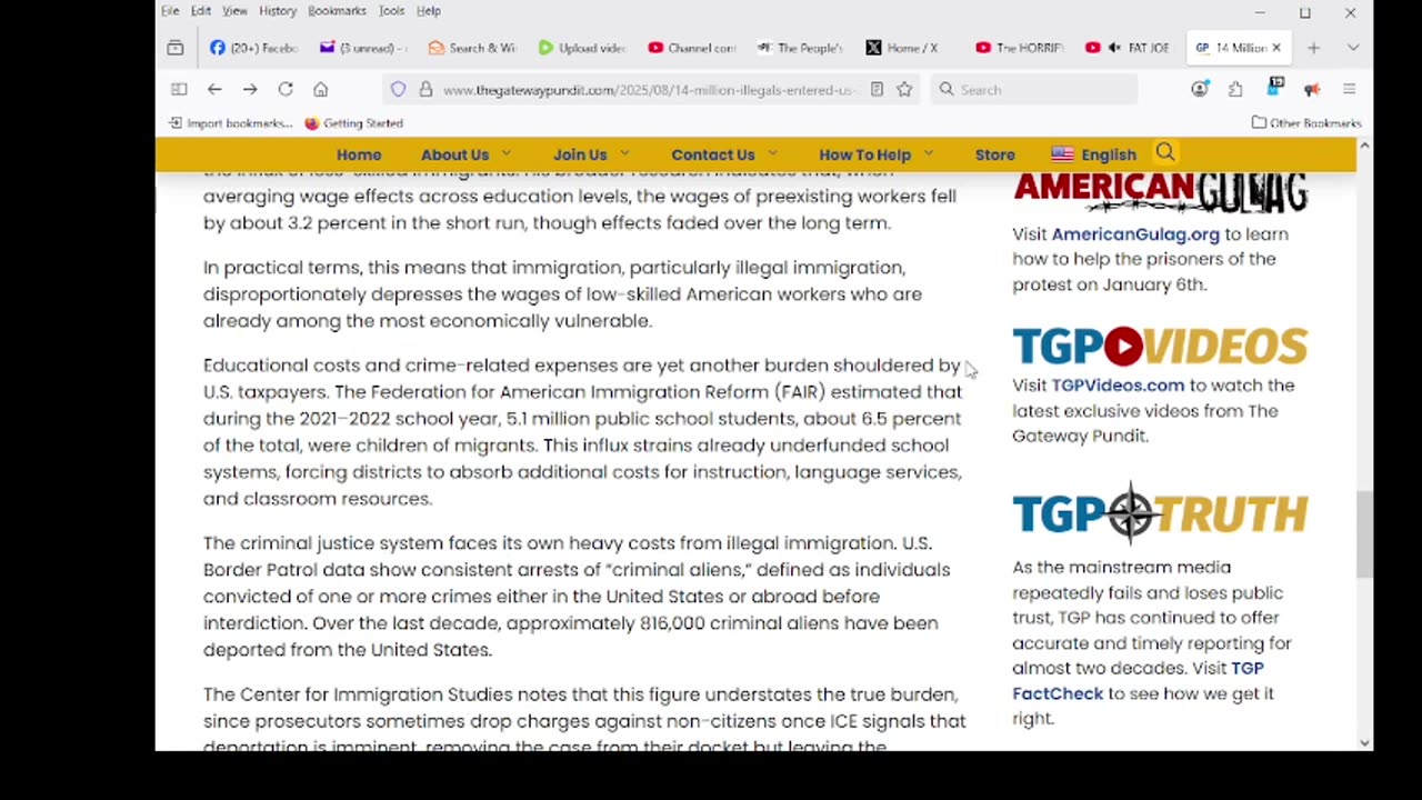 14 Million Illegals Entered US in 2023: The Cost to Our Nation