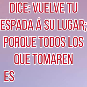 "Jesús Reprende a Pedro" Matthew 26:52 #shorts #youtube #ytshorts #jesus #views #bible #shortvideo