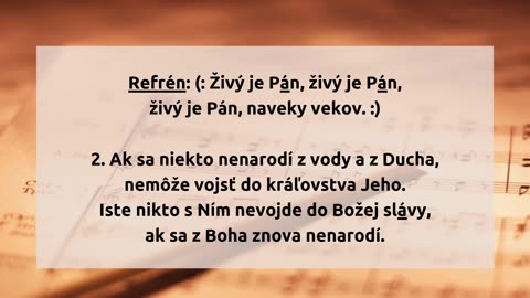 Živý je Pán