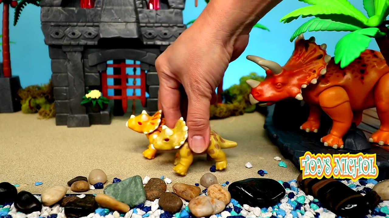 Cargo Ship Carries Green Dinosaurs to Remote Island