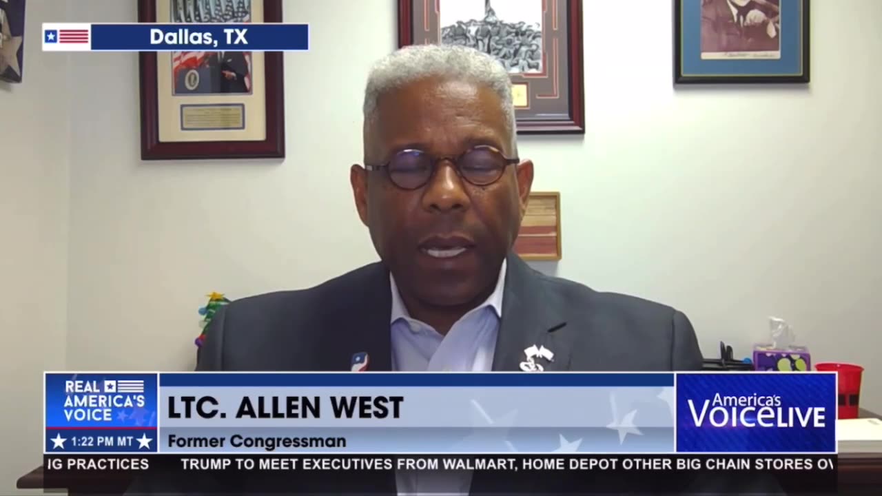 Ex-GOP Rep Allen West says Trump's deportations are like God in the Garden of Eden