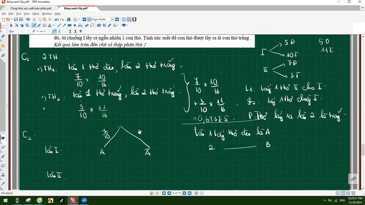 12. Công thức xác suất toàn phần