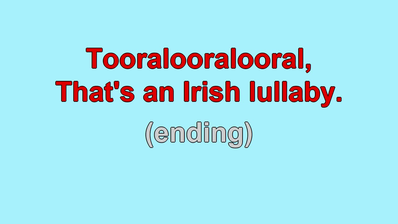 Irish Lullaby (1913)