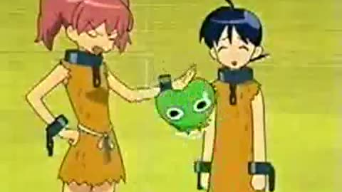 Sergeant Keroro - 01 m/f whiplash to the butt
