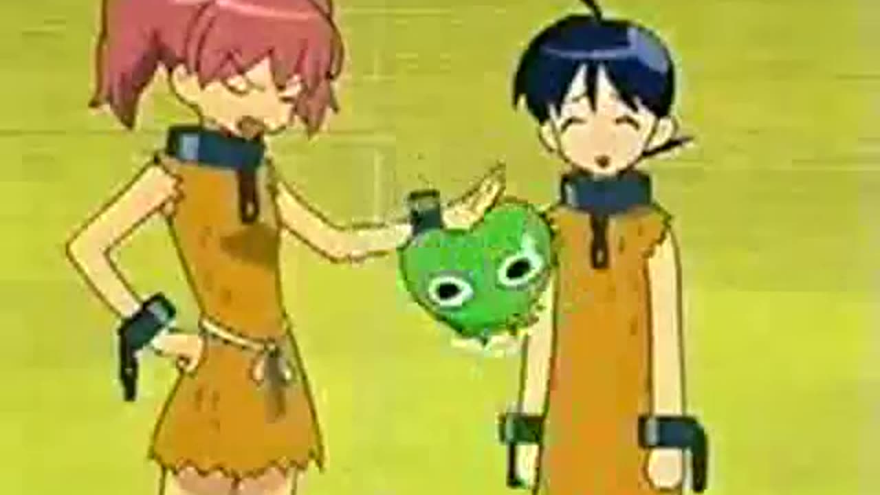 Sergeant Keroro - 01 m/f whiplash to the butt