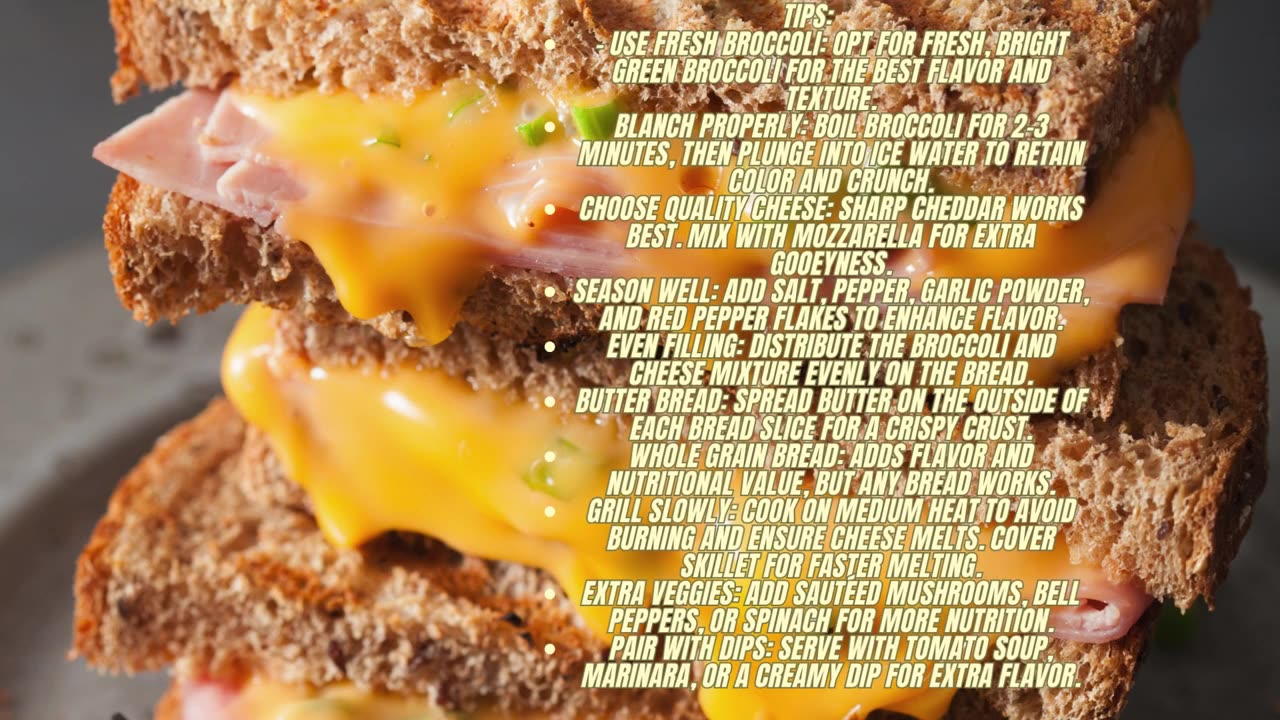 From Classic Comfort to Crispy Delight: Mac & Cheese + Broccoli Sandwich Mashup!