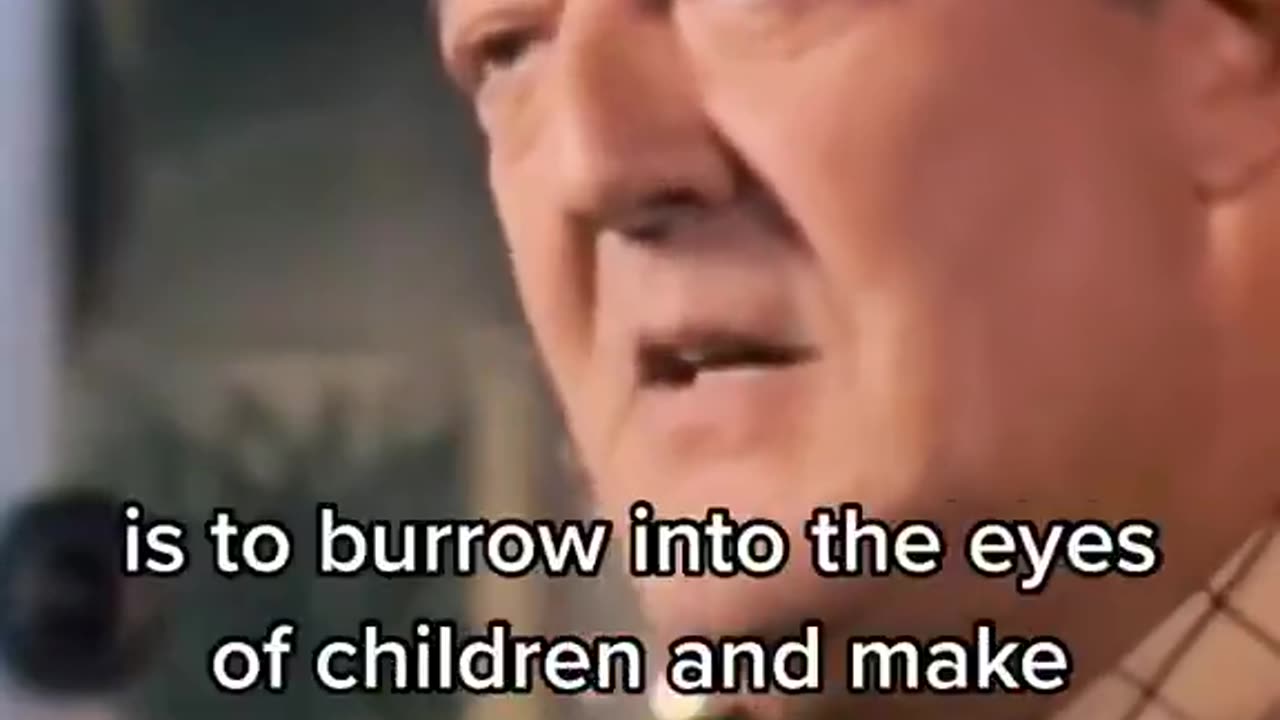Stephen Fry's argument against God and His morals