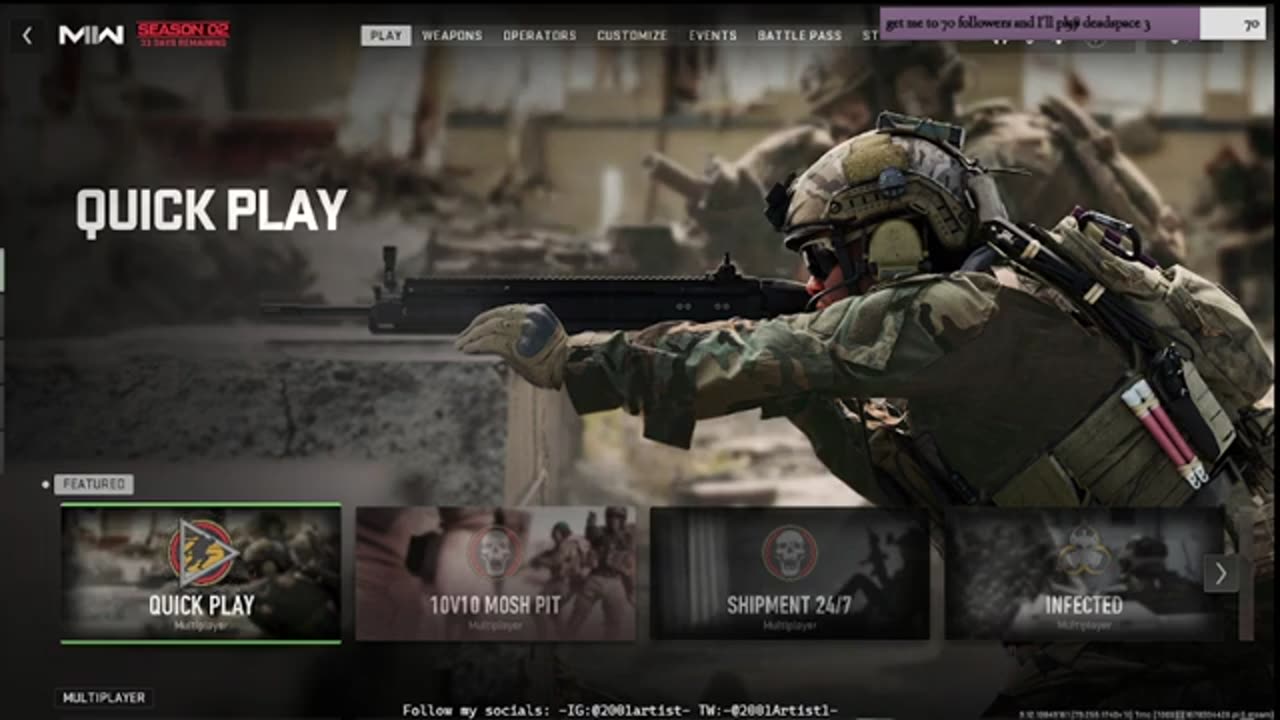 MW2 crossbow user