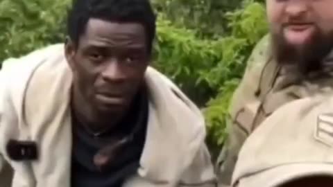 Pair of African Mercenaries Surrender to Ukrainians
