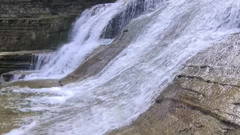 Treman State Park Gorge Trail Waterfall