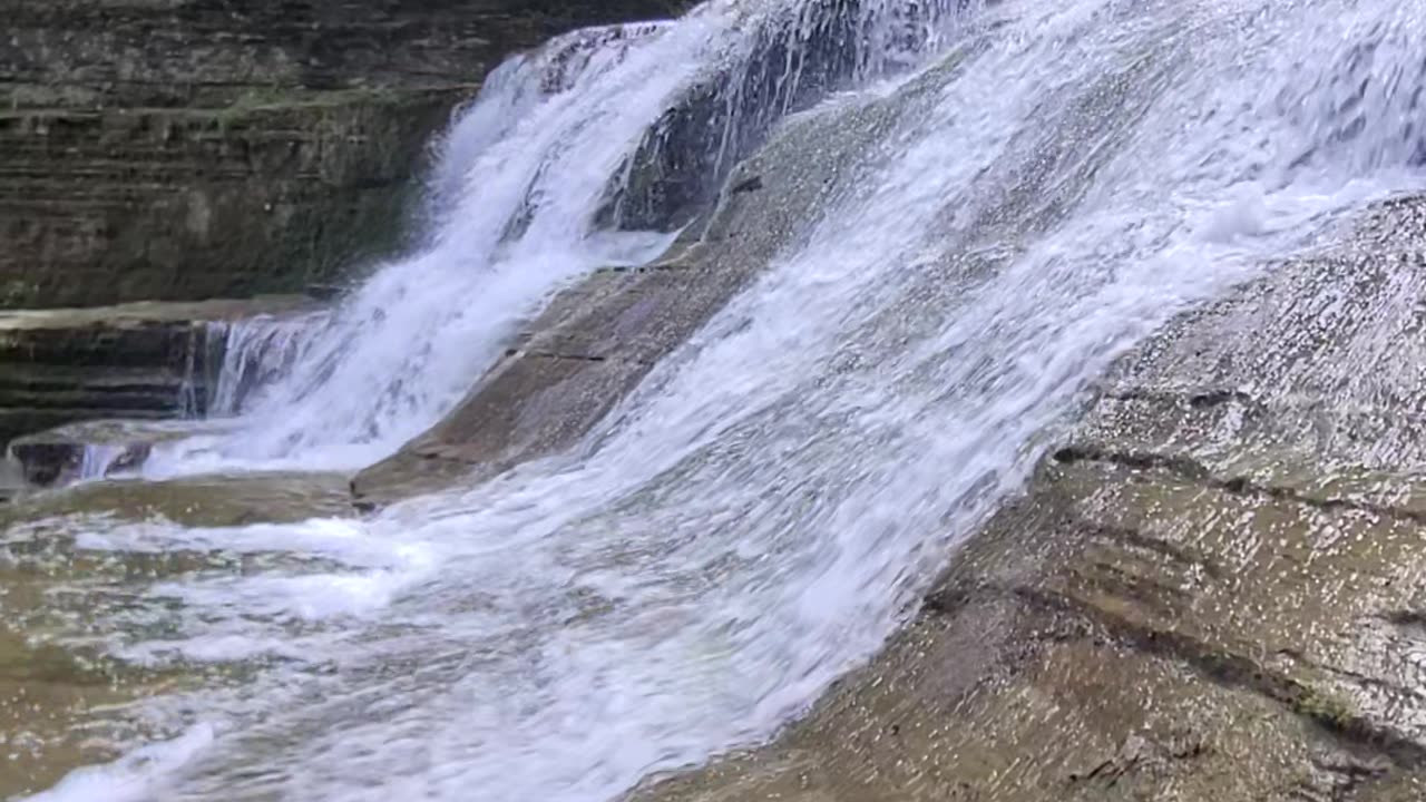 Treman State Park Gorge Trail Waterfall