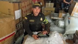 Cargamento de droga Santander