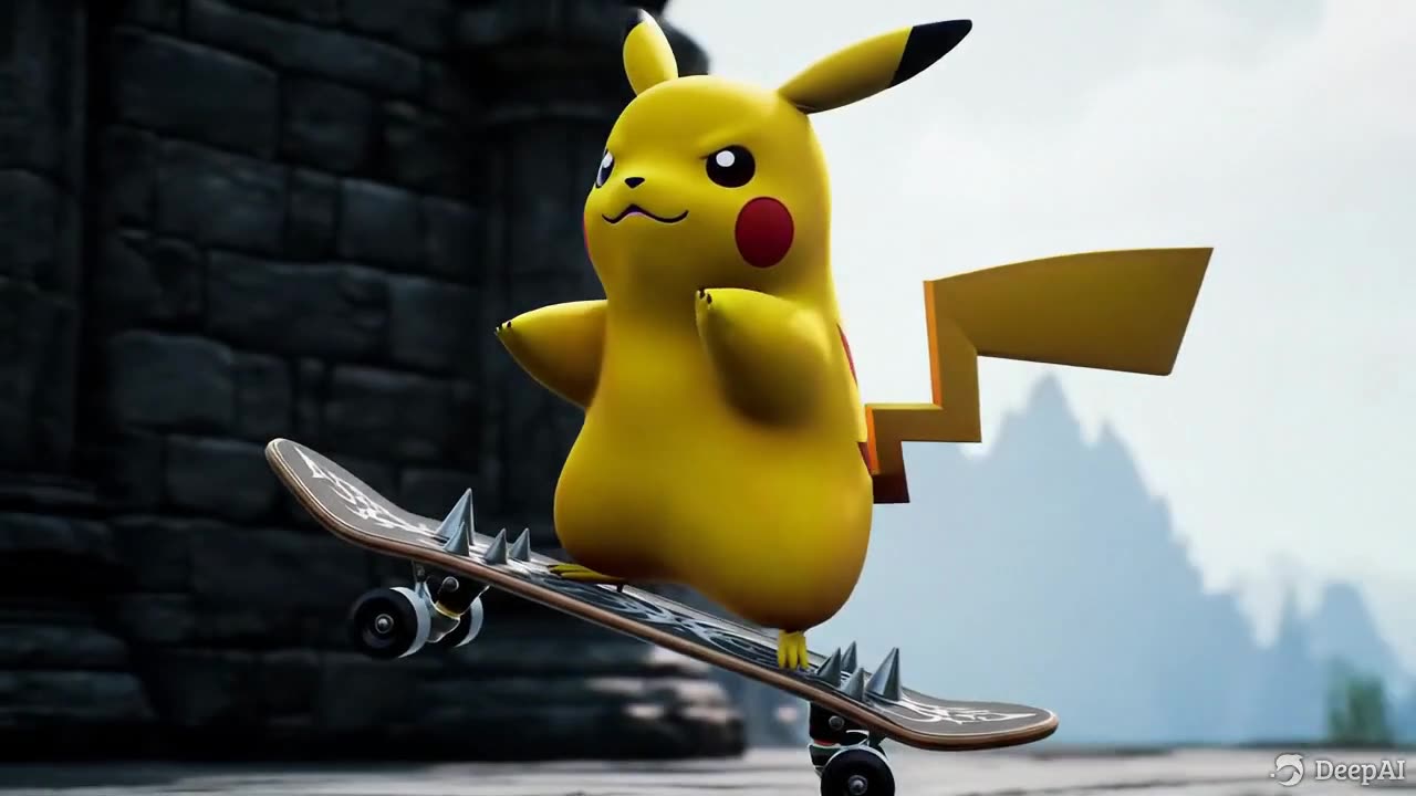 pikathu no skate 1