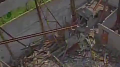 Drone Strikes on Russian Infantry North of Toretsk