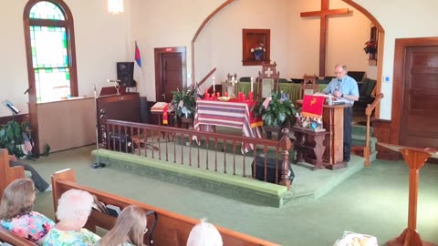 Holly Springs 4th Sunday Service (Rom. Ch.10:1-13 Influence) led by Brian Perry 6/22/2025