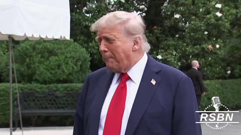 President Trump Talks About ‘The Weather People’ Getting it WRONG for June 14th and Takes a Few Questions From The Press Before Flying to Canada for G7 Summit