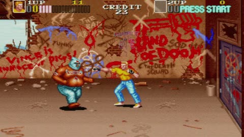 MAME ARCADE EMULATOR VENDETTA ON ASUS G750JS LAPTOP GAMEPLAY 3 SAVE YOUR GIRL 👱‍♀️FROM THE GANGS 🔪