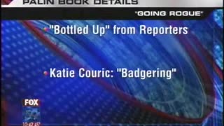 November 12, 2009 - Sarah Palin Dishes on McCain, Couric in New Book