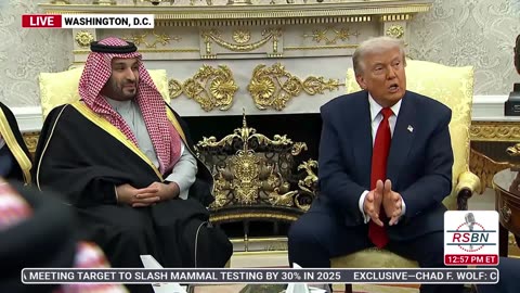 WATCH: Trump Holds Meeting With the Crown Prince & PM of the Kingdom of Saudi Arabia - 11/18/25