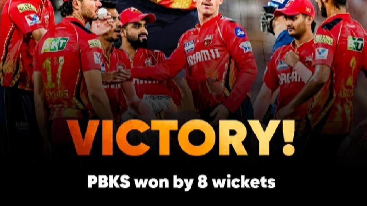 PBKS beat LSG by 8 wickets in the 13th match of IPL-25